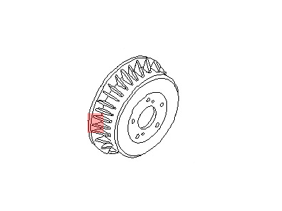 1999 Nissan Quest Brake Drum - 43206-7B000