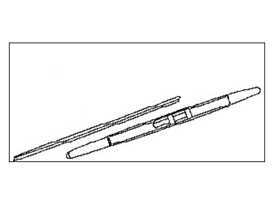 Nissan 28795-EL00A Rear Wiper Blade Refill