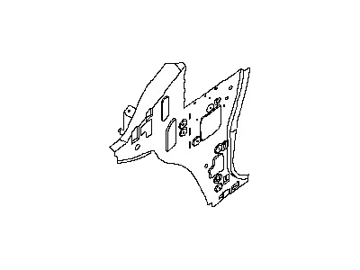 2008 Nissan Rogue Dash Panels - 76241-JM00A