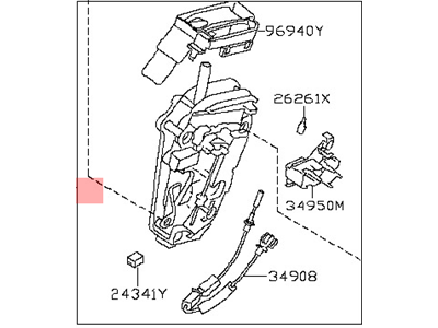 Nissan 34901-CK700 Transmission Control Device Assembly