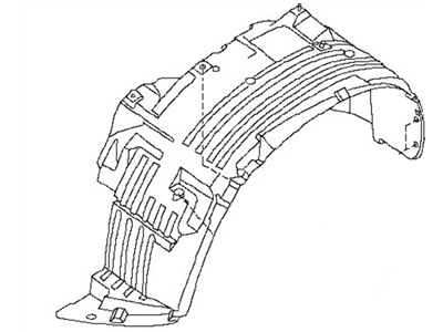 Nissan Armada Wheelhouse - 63831-ZQ00A