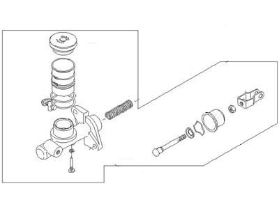 1979 Nissan 200SX Clutch Master Cylinder - 30610-Q2101