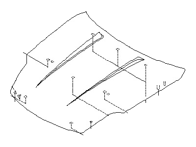 Nissan 65100-CD030 Hood