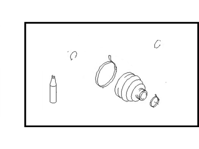 Nissan 39241-8U026 Repair Kit, Dust Boot