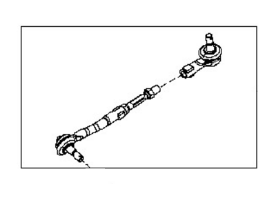 Nissan 48630-1PA0A Rod Assy-Side