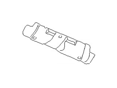 Nissan 74936-01P00 INSULATOR Floor Re Ct