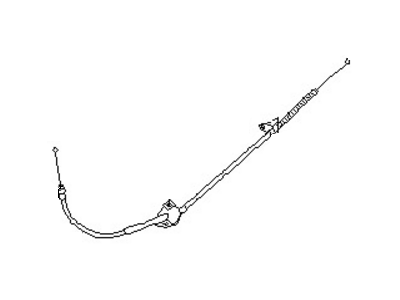 1992 Nissan Hardbody Pickup (D21) Parking Brake Cable - 36402-56G05