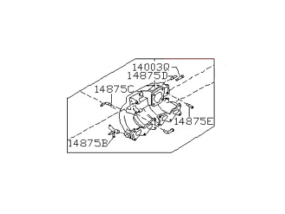 Nissan Pulsar NX Intake Manifold - 14001-85M00