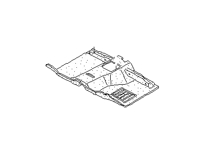 Nissan 74902-85P65 Carpet-Floor,Front