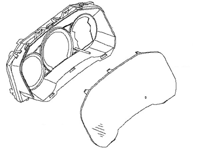 Nissan 24810-JA02B Speedometer Instrument Cluster