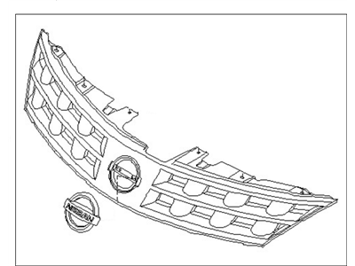 Nissan 62310-CC20A Grille Kit-Front