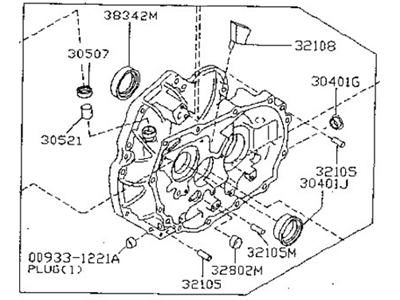 Nissan Sentra Bellhousing - 304A0-0M602