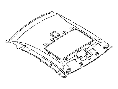 Nissan 739B0-ZN43A Module Assembly-Roof Trim