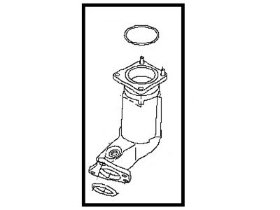 2015 Nissan Quest Catalytic Converter - B08A2-1JK0A