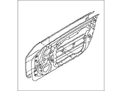 Nissan H0101-CD0MM Door-Front,LH