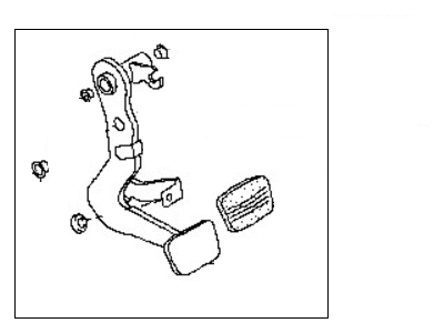 Nissan 46540-70F05 Clutch Pedal