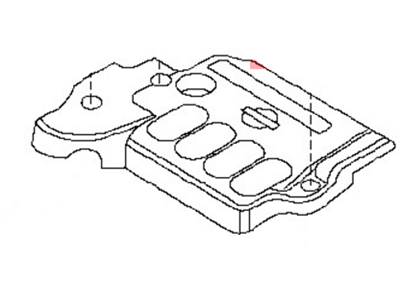 14041-JA01B Genuine Nissan #14041JA01B Cover Intake Manifold