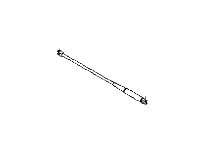 Nissan 554B2-6GA0A Bar Assy-Damper,Rear