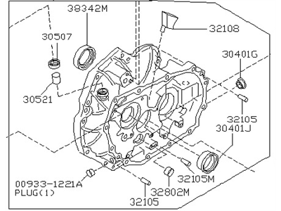 Nissan Sentra Bellhousing - 304A0-0M601