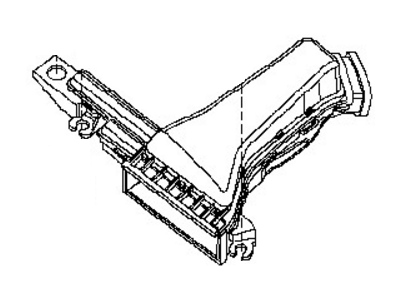 Nissan 16554-JA000 Duct Assembly-Air