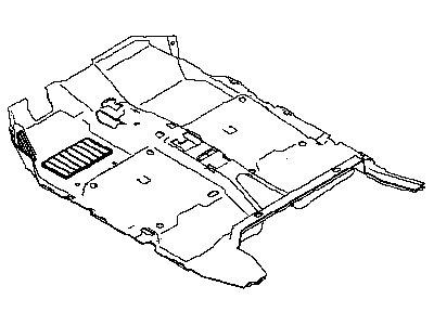 Nissan 74902-3NA0A Carpet Assy-Floor