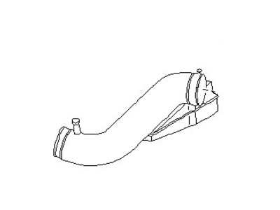 Nissan 16576-85E01 Duct Assembly Air