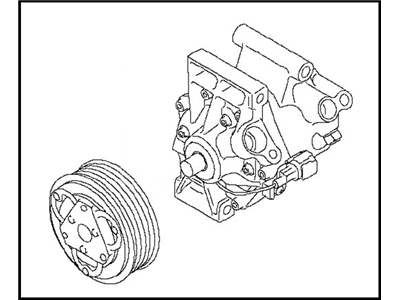 2018 Nissan Versa A/C Compressor - 92600-1HC2B