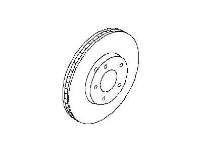 Nissan 40206-9Z000 Rotor-Desc Brake Front