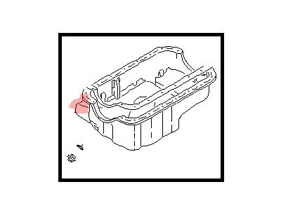 1985 Nissan Maxima Oil Pan - 11110-16E00