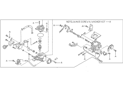 Nissan 16010-84A00 Throttle Body