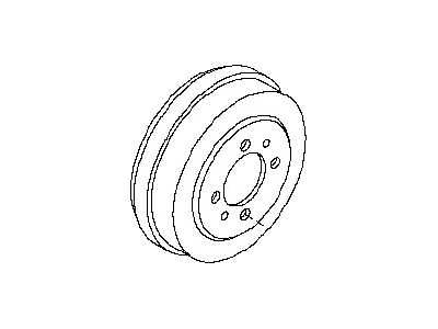 2011 Nissan Versa Brake Drum - 43206-EL00A