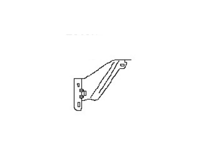 Nissan 62293-3KA0A RETAINER-Front Bumper, Upper LH