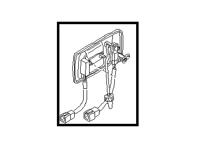 Nissan 80607-26P16 Front Door Outside Handle Assembly, Left