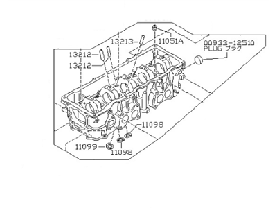 Nissan 11041-01YA1 Head Assembly Cylinder