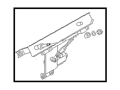 1987 Nissan Pathfinder Wiper Motor - 28700-41G00