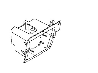 Nissan 26980-1EA0B Bracket-Rear Fog Lamp