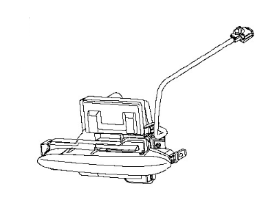 Nissan 26600-6AV2A Lamp Assy-Daytime Running,RH