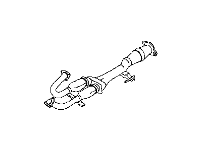 Nissan 20020-3Z810 Front Exhaust Tube Assembly