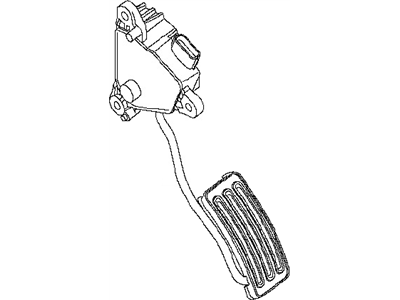 Nissan 18002-ZE80A Lever Complete-Accelerator,W/DRUM