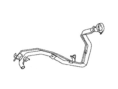 2006 Nissan Murano Fuel Filler Hose - 17221-CC20A