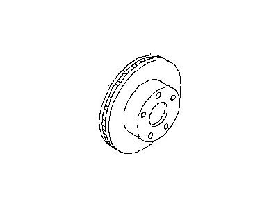 Nissan 40206-JL00A Rotor Disc Brake Front