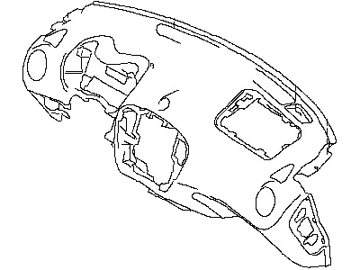 Nissan 68100-9FM1A Panel & Pad Assy-Instrument