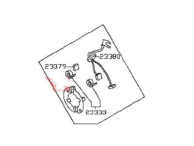 Nissan 23378-EV10B Holder Assy-Brush