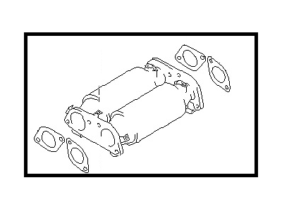 Nissan 300ZX Catalytic Converter - 20800-54P25