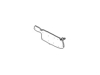 Nissan 96401-P8213 Left Sun Visor Assembly