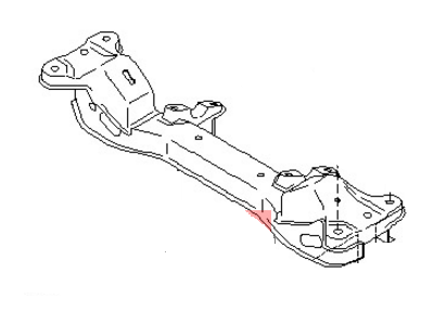 Nissan 54401-65F00 Member Assy-Front Suspension