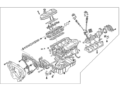 Nissan 10102-1W2H0 Engine Assy-Bare