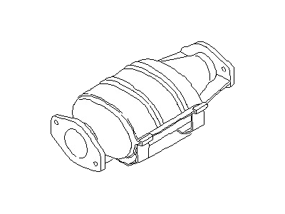 Nissan 20802-D5585 Three Way Catalytic Converter With Shelter