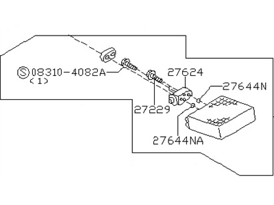 Nissan 27280-5M000 Evaporator Assy-Cooler