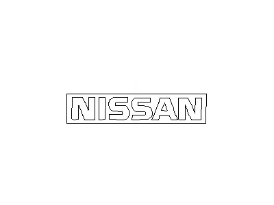 Nissan 62891-50A01 Front Emblem